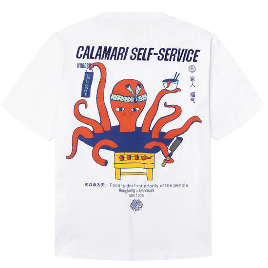 Woodbird WBBaine Octo Tee in White bij Checkpoint Mol