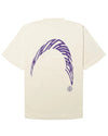 Woodbird WBBaine Warp Tee in Off White bij Checkpoint Mol
