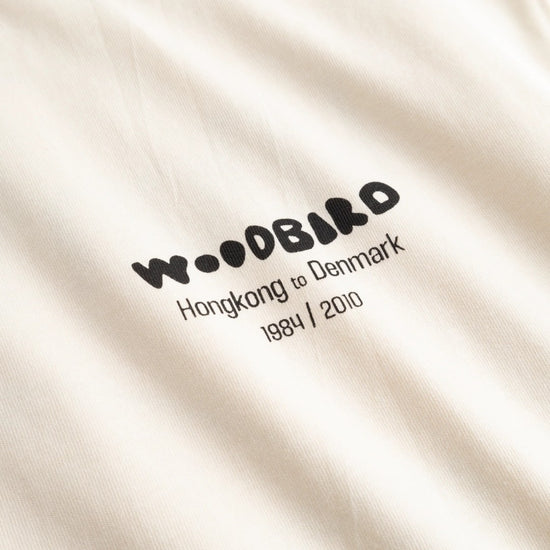 Woodbird WBBaine Wok Tee Off White gecombineerd in een casual zomeroutfit bij Checkpoint Mol