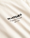 Woodbird WBBaine Wok Tee Off White gecombineerd in een casual zomeroutfit bij Checkpoint Mol