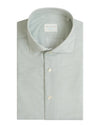 Xacus Active linnenlook Tailor Fit shirt Light Green voor heren