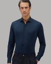 Technische 3D Stretch-stof van Xacus Active Shirt Dark Navy