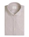 Xacus Beige Active Linnenlook Tailor Fit Shirt bij Checkpoint Mol