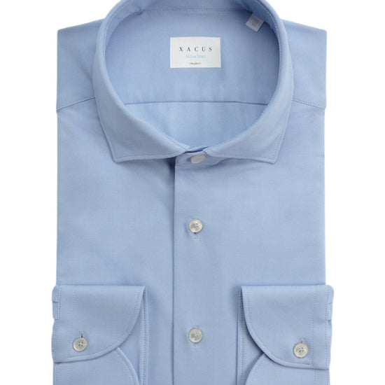 Xacus Slim Fit Active Shirt New Light Blue voorkant bij Checkpoint Mol