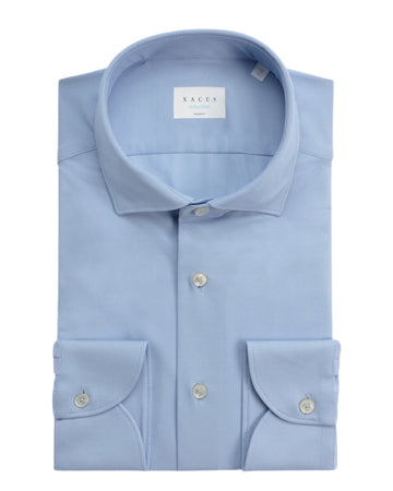 Xacus Slim Fit Active Shirt New Light Blue voorkant bij Checkpoint Mol