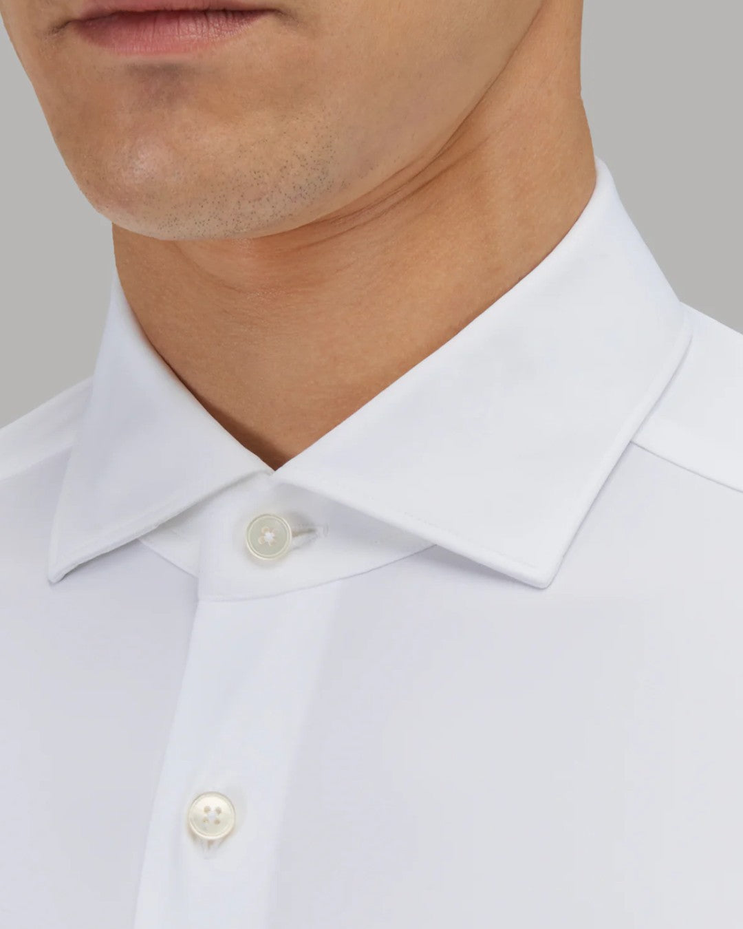Wit Xacus Active Shirt voor heren met ademende technische stof