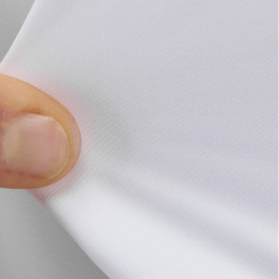 Achterkant van het witte Xacus Slim Fit Active Shirt zonder coupenaden