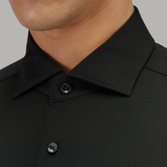 Xacus Active Shirt in zwart met comfortabele 3D Stretch-stof