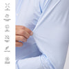 Achterkant van Xacus Regular Fit Active Shirt Light Blue