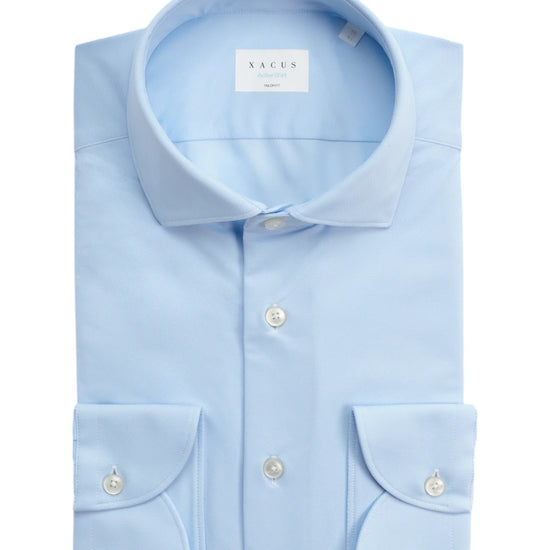 Xacus Regular Fit Active Shirt Light Blue voor heren