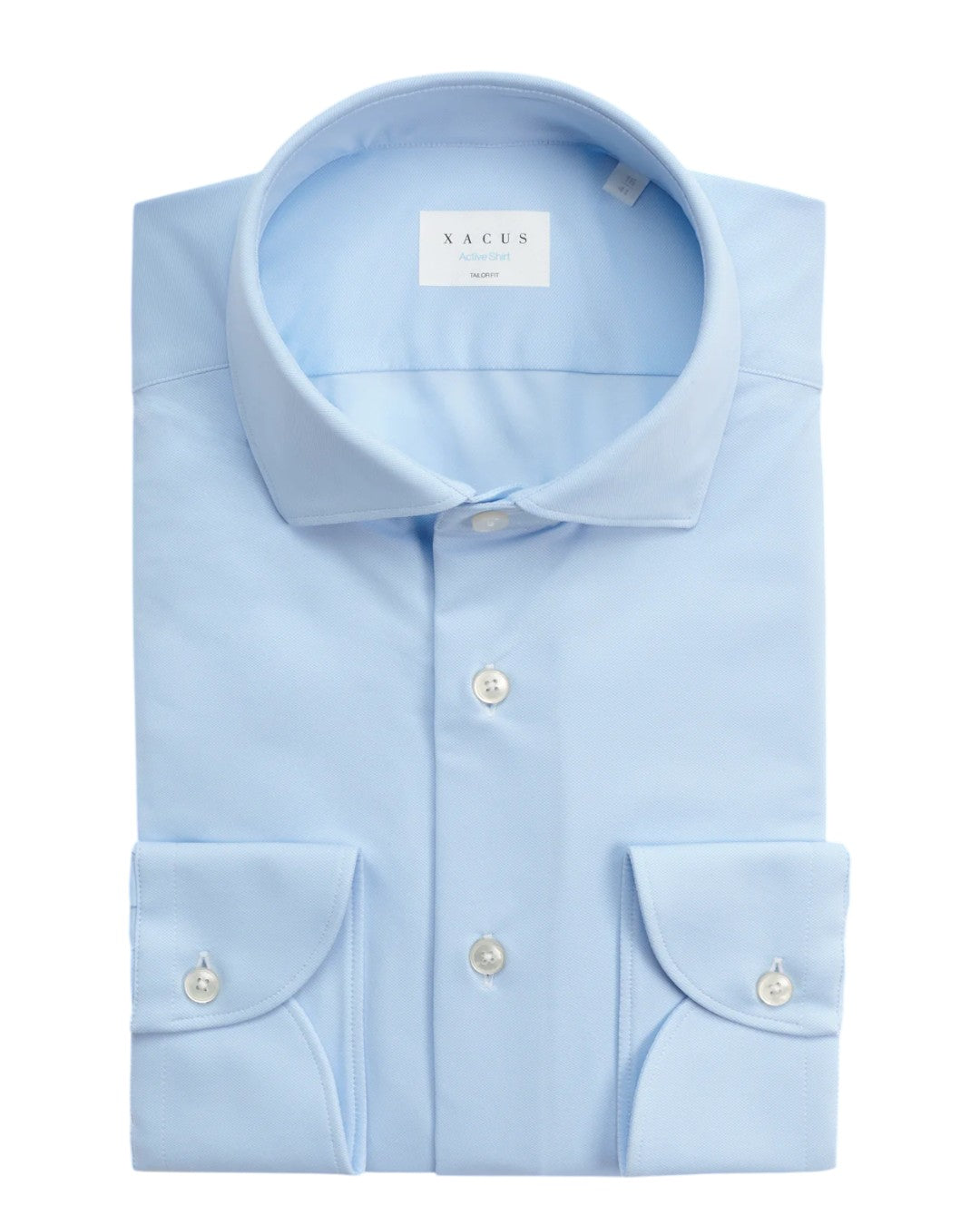 Xacus Regular Fit Active Shirt Light Blue voor heren