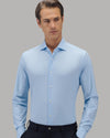 Technische stretchstof van Xacus Active Shirt Light Blue