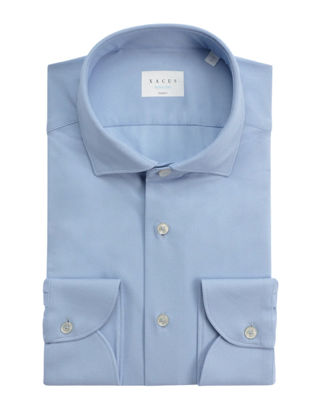 Xacus Regular Fit Active Shirt New Light Blue voor heren