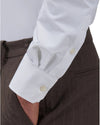 Wit Xacus Active Shirt met ademende en elastische 3D Stretch-stof