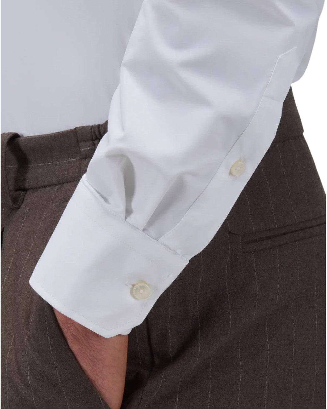 Wit Xacus Active Shirt met ademende en elastische 3D Stretch-stof