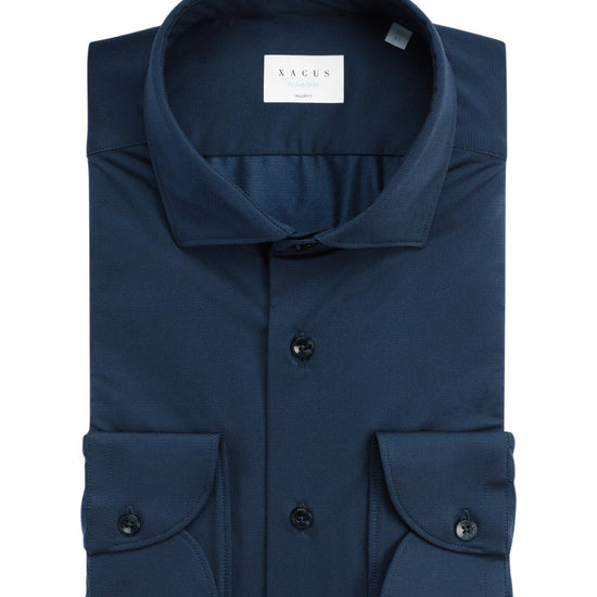 Xacus Tailor Fit Active Shirt New Navy voor heren