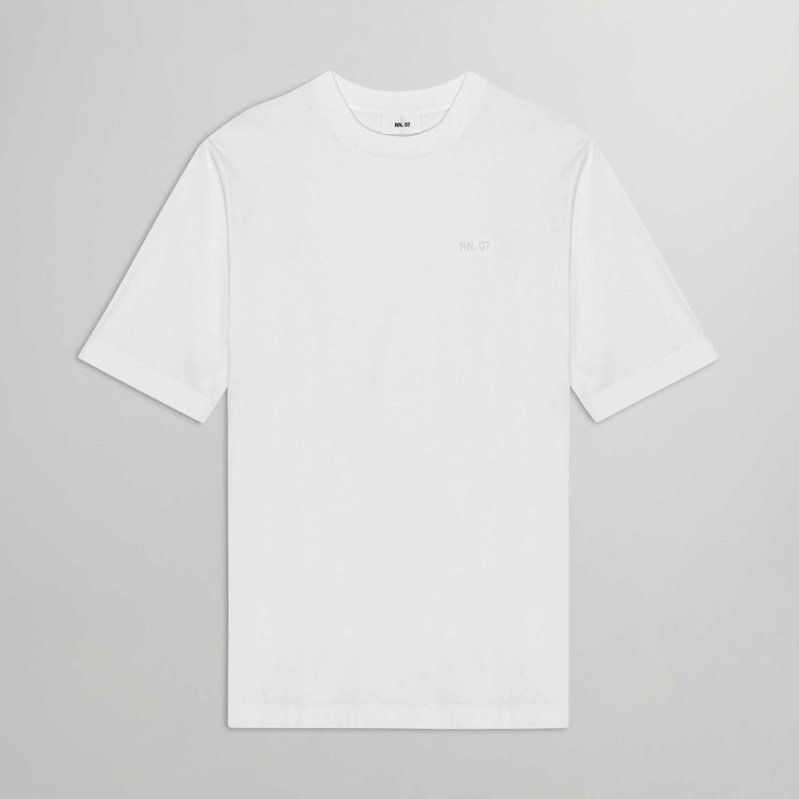 Adam Logo Tee | Pima Cotton White