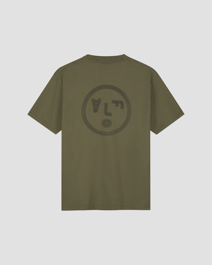 LINED FACE TEE.OLIVE