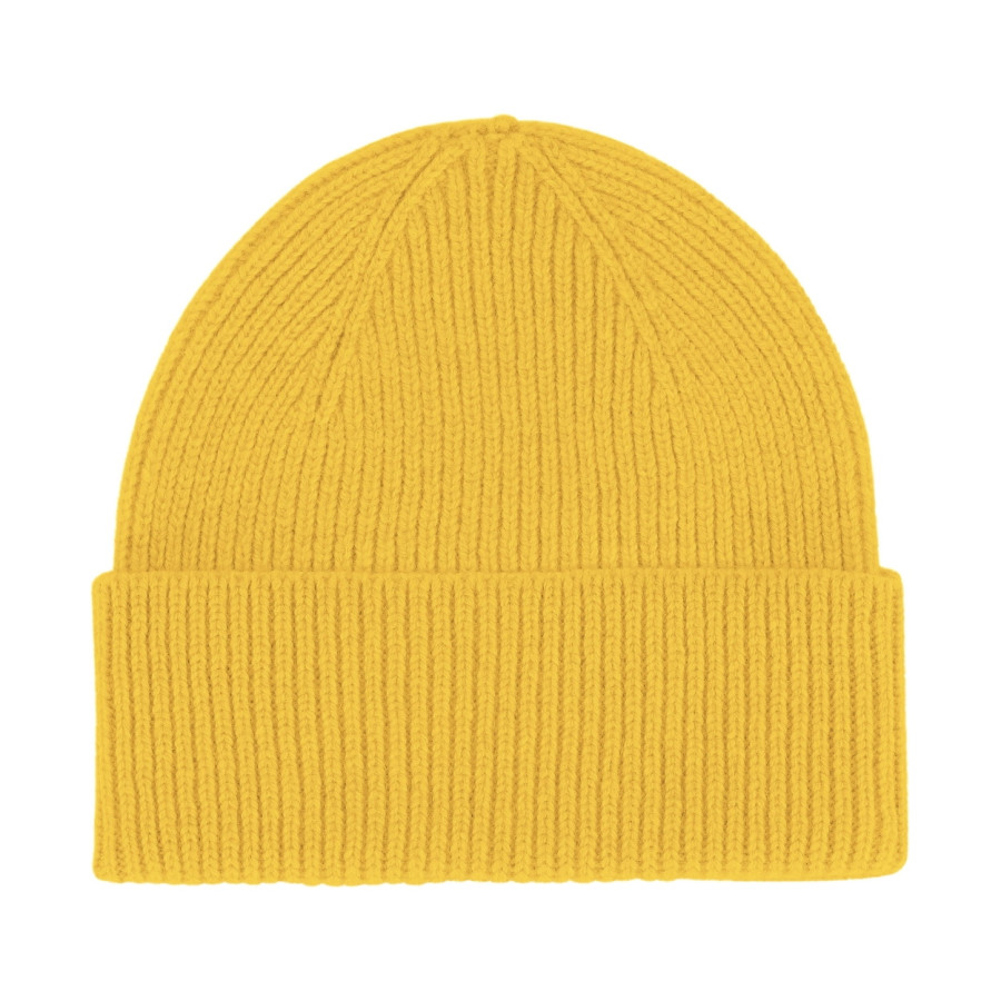 Merino Wool Beanie | Lemon Yellow