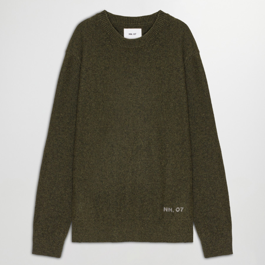 NIGEL WOOL SWEATER | DARK ARMY 