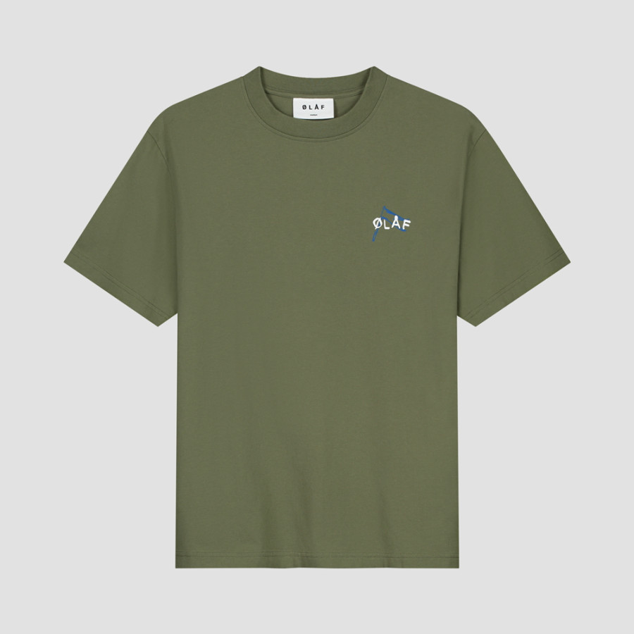 GADGET TEE LIGHT OLIVE