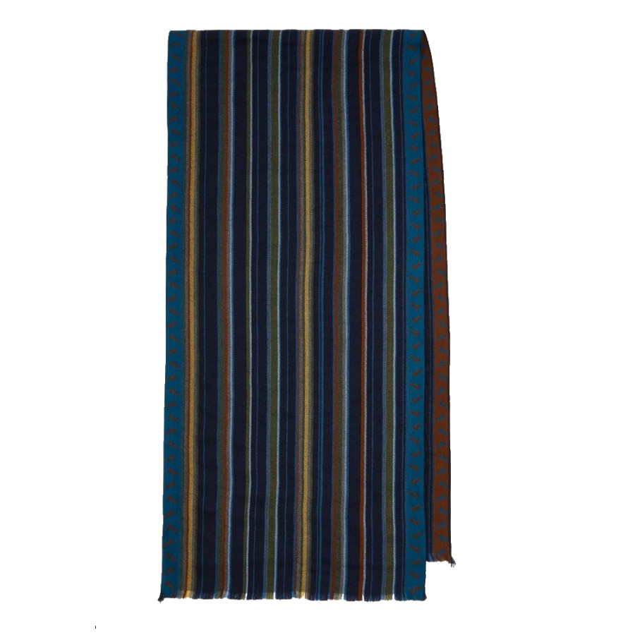 MEN SCARF JACQRD BOR.