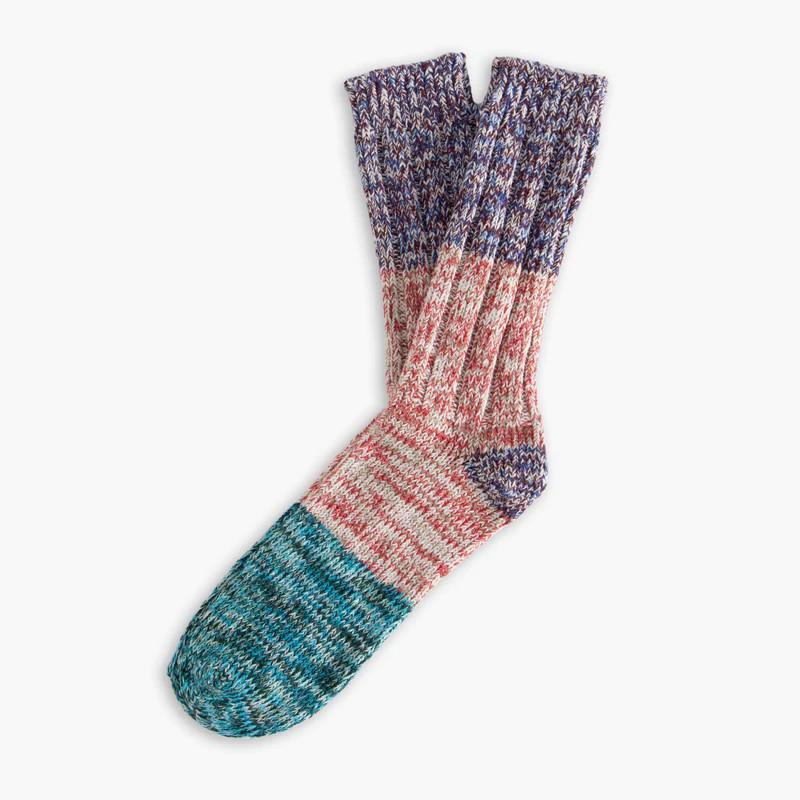 Charlie Collection Purple & Blue Socks