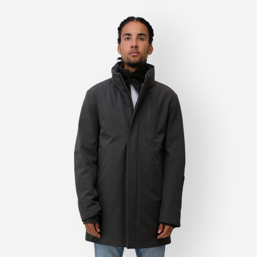 BLAKE CAPALBIO PADDED DOWN COAT WITH HIDDEN HOOD IN NYLON