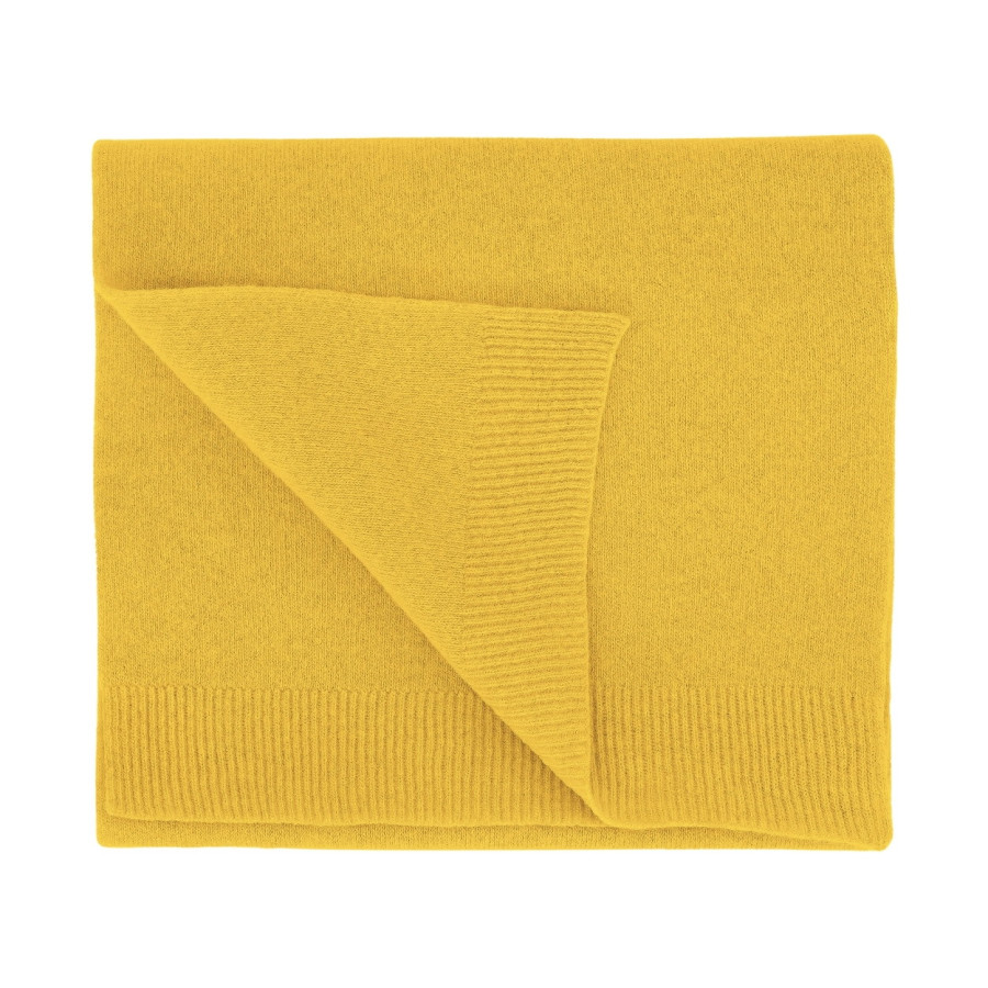 Merino Wool Scarf | Lemon Yellow