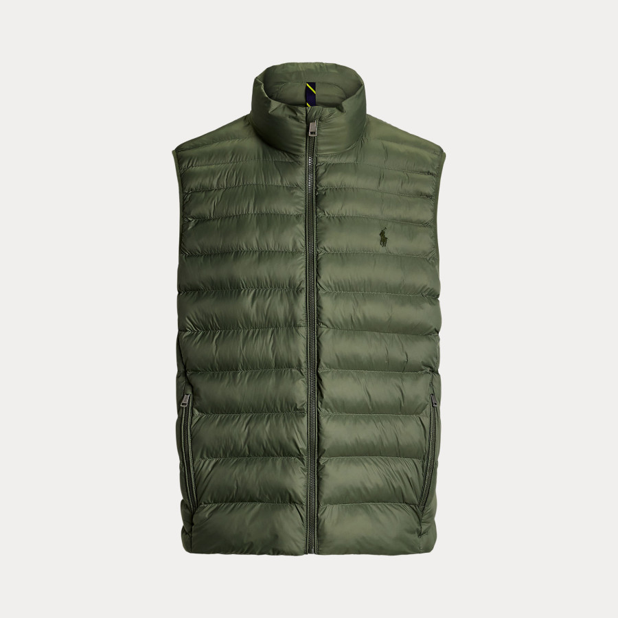 The Colden Packable Lightweight Vest College Green