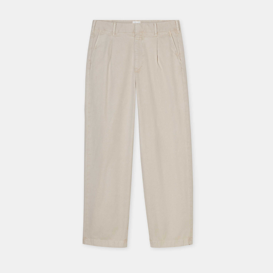 Bloomberg Wide Trouser | Tonka Beige