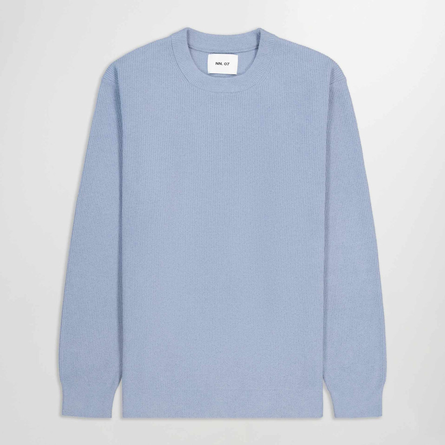 DANNY LIGHTWEIGHT POLYESTER SWEATER | ASHLEY BLUE