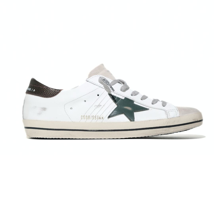 Super-Star | Leather White Seapearl Green 