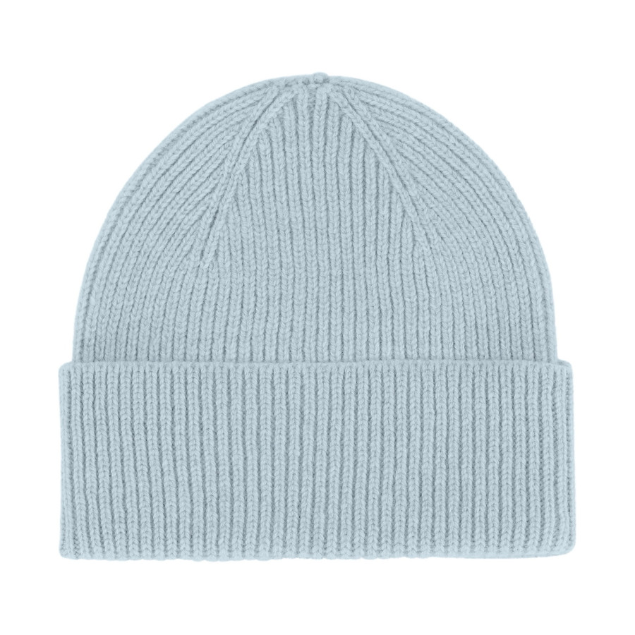 Merino Wool Beanie | Polar Blue