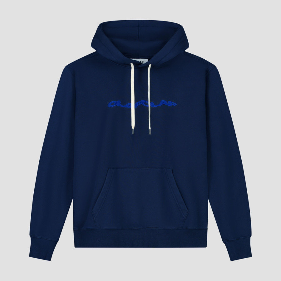 WAVY DRIFT HOODIE | NAVY