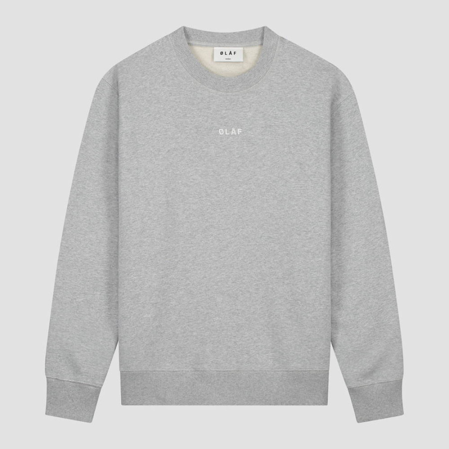 BLOCK CREWNECK.HTR GREY