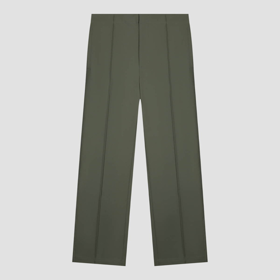 BONDED RIPSTOP TROUSERS.GREY GREEN