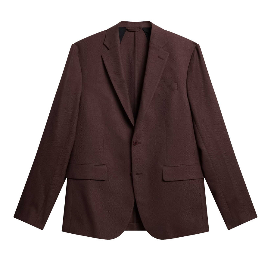 ELTON ACTIVE HOPSACK BLAZER | BITTER CHOCOLATE