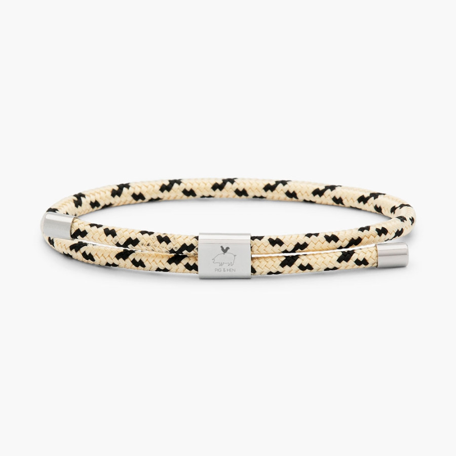 Little Lewis DBL Ivory Black | Double Rope 