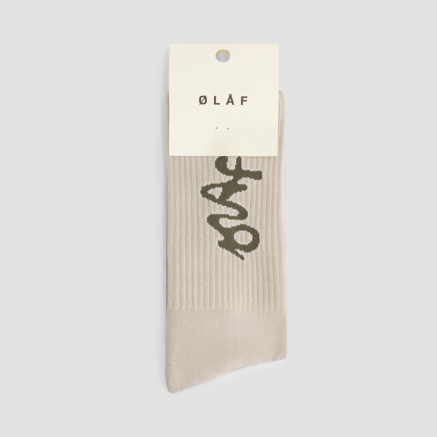 SIGNATURE LOGO SOCKS.CEMENT