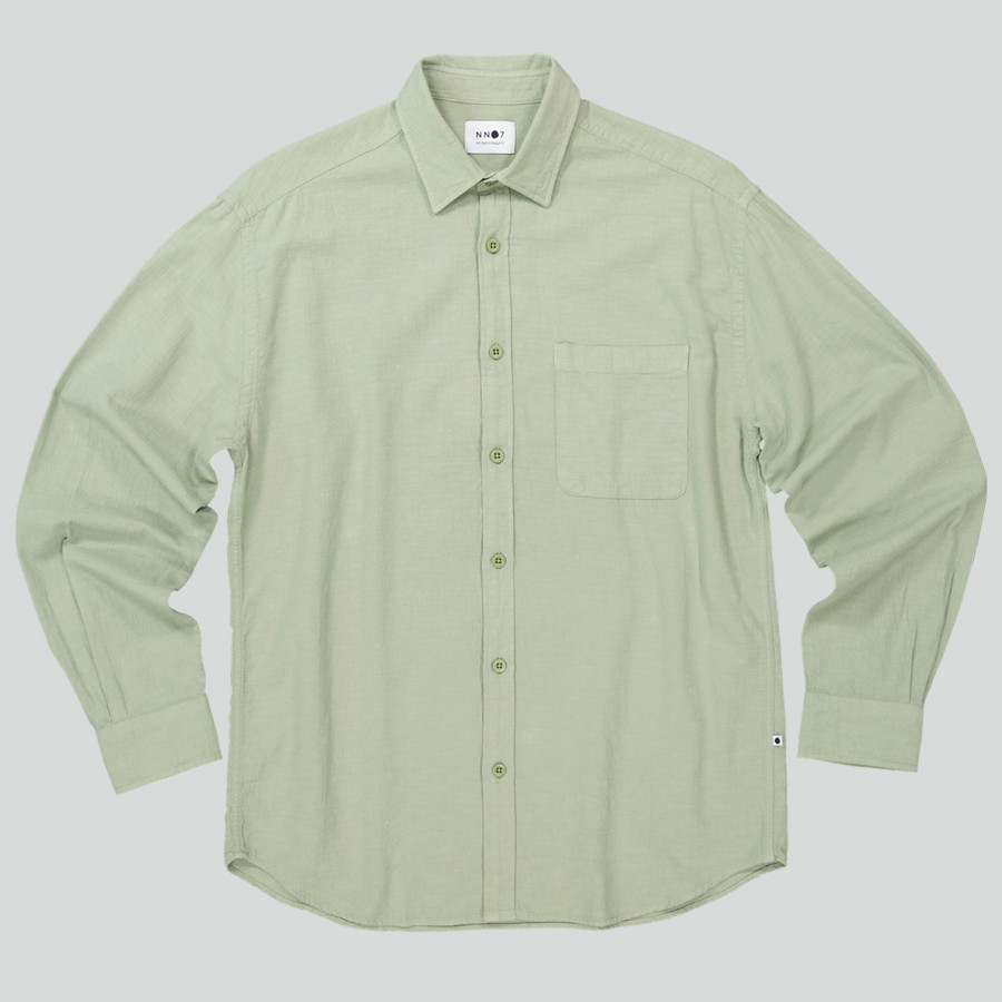 Deon Shirt | Pale Green | Regular Fit 