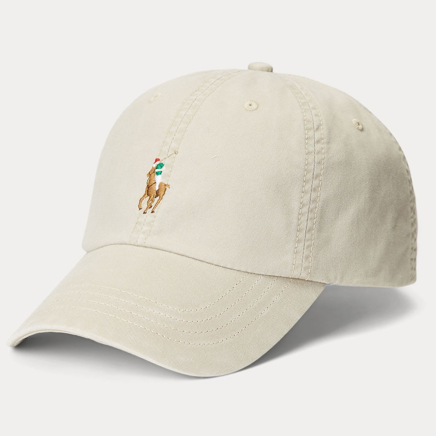 STRETCH-COTTON TWILL BALL CAP | KHAKI TAN