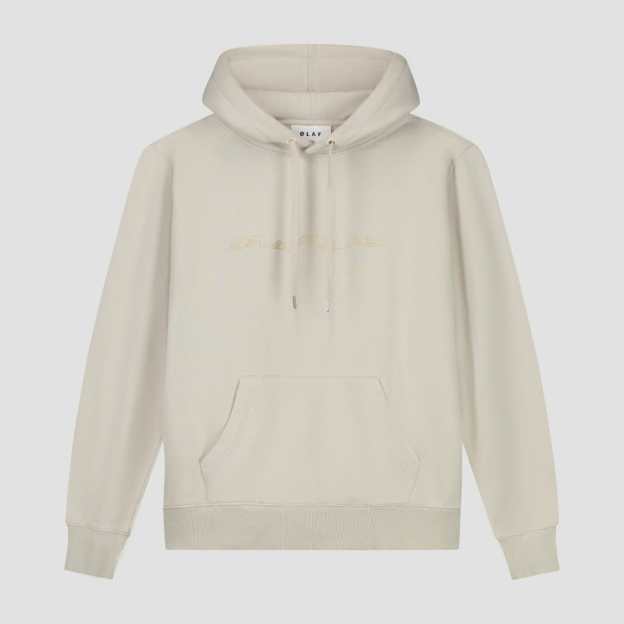 WAVY DRIFT HOODIE CEMENT