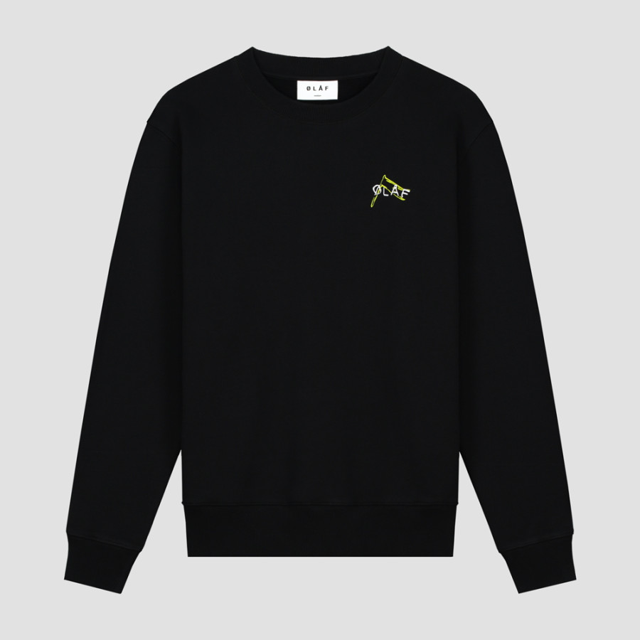 GADGET CREWNECK SWEATER BLACK