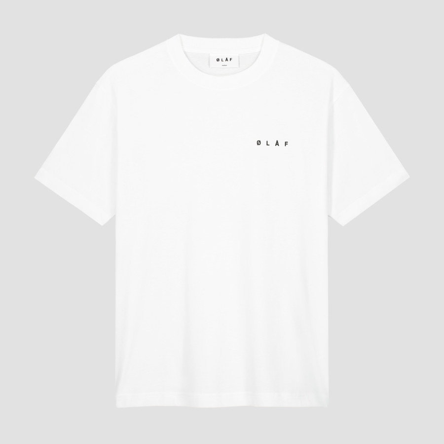 GRAPHITE TEE.OPTICAL WHITE