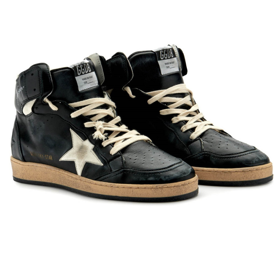 SKY Star Nappa Upper And Star Black / White Sneakers