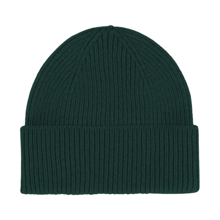 Merino Wool Beanie | Emerald Green