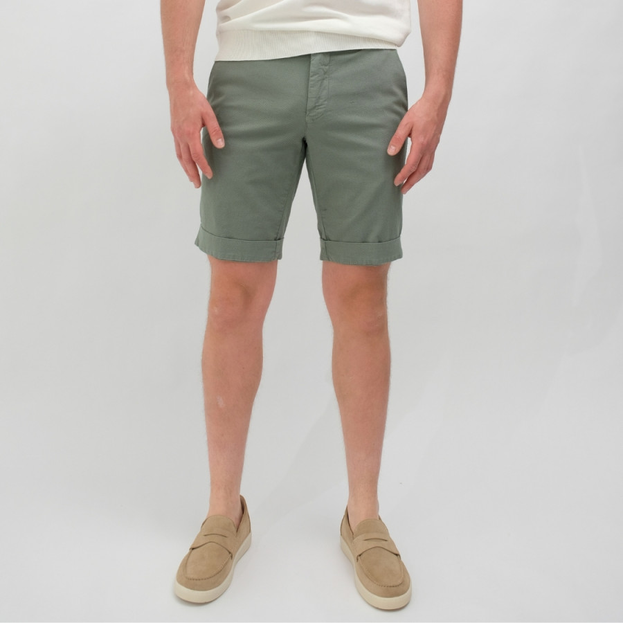 Torino Pinpoint Regular Fit Shorts Greasy Green