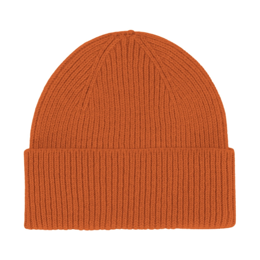 Merino Wool Beanie | Burned Orange