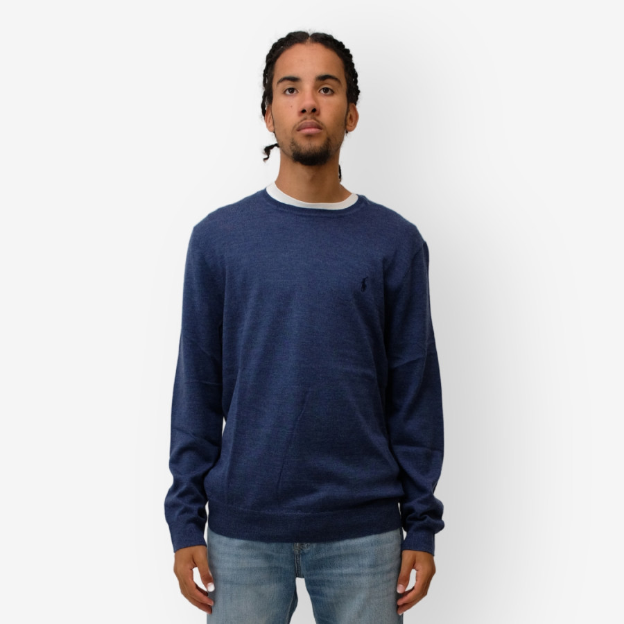 SLIM FIT WASHABLE WOOL CREWNECK JUMPER